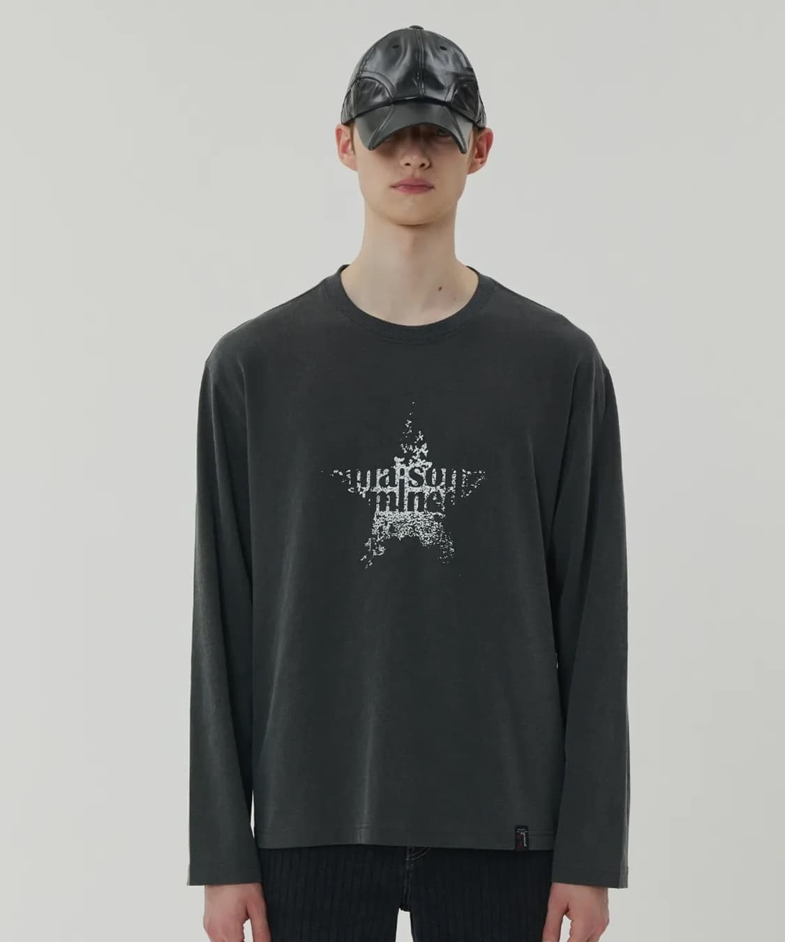 메종미네드 로드스타 롱 슬리브 차콜 M  상품이미지1