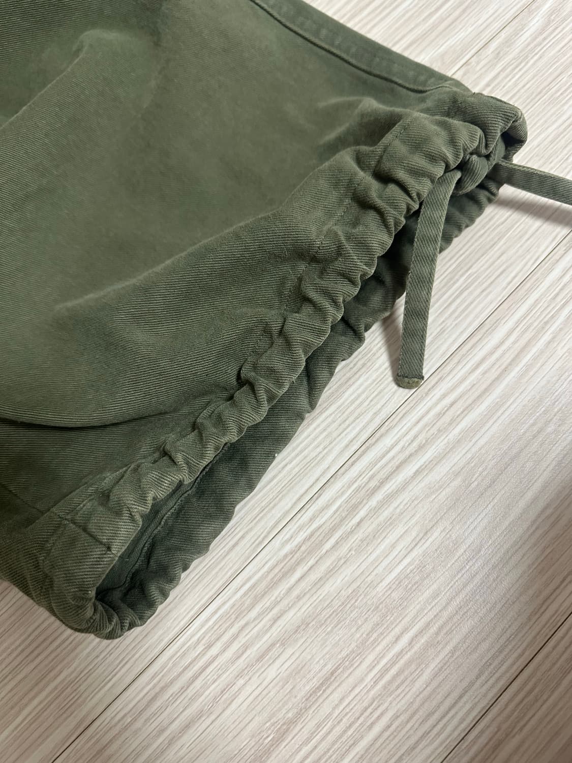 3 논노드 더블포켓 카고 팬츠 카키3 상품이미지5