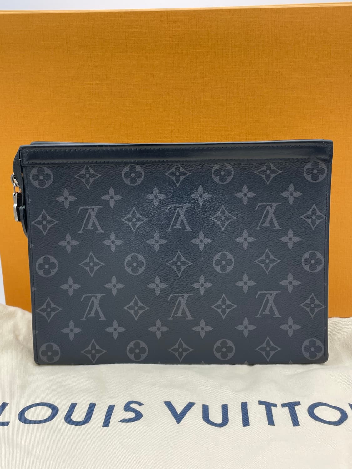 [ 정품 / 풀구성 ] 루이비통 이클립스 포쉐트 보야주 클러치백 블랙 상품이미지2