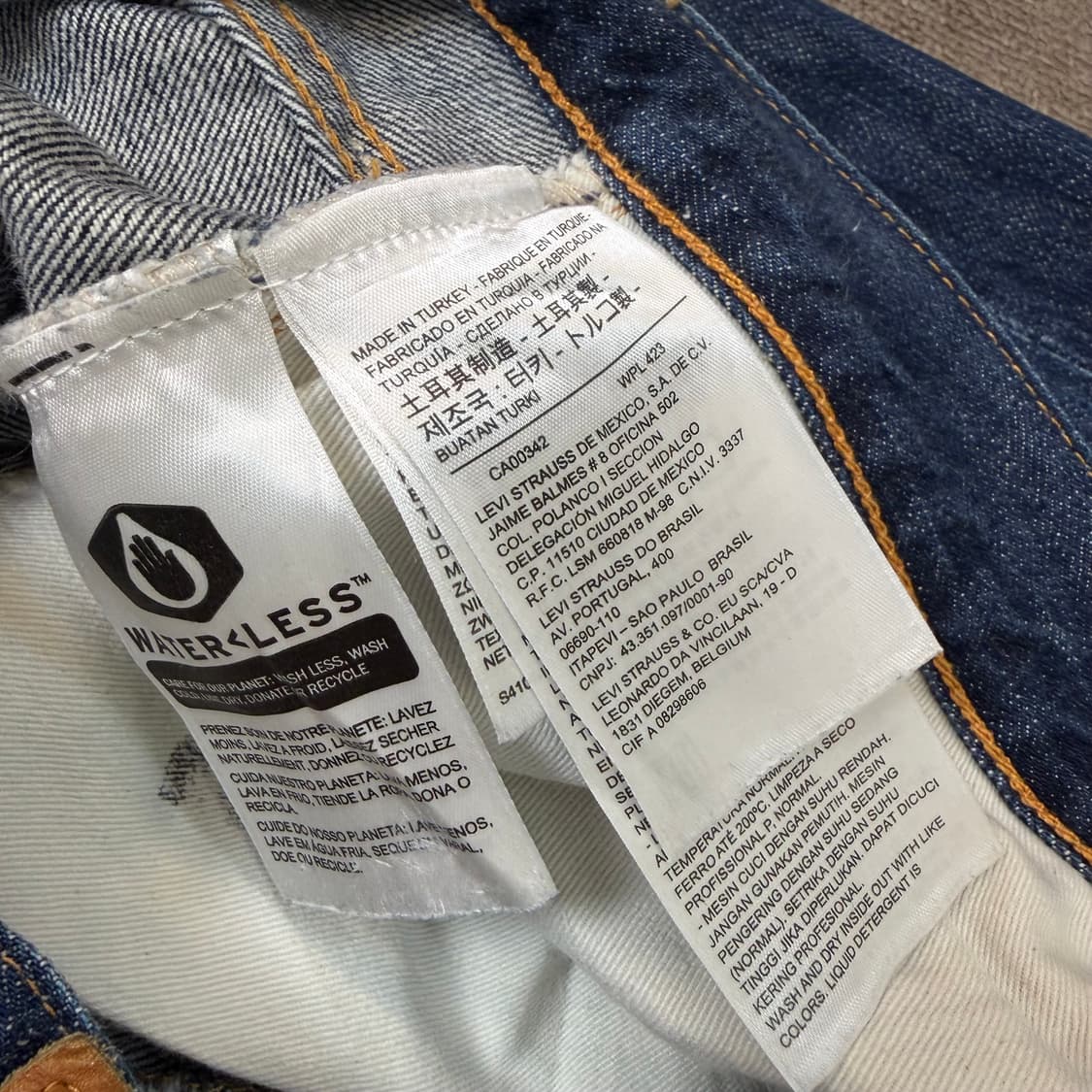 levis 501xx  빅E 리바이스 셀비지 복각 데님 상품이미지4