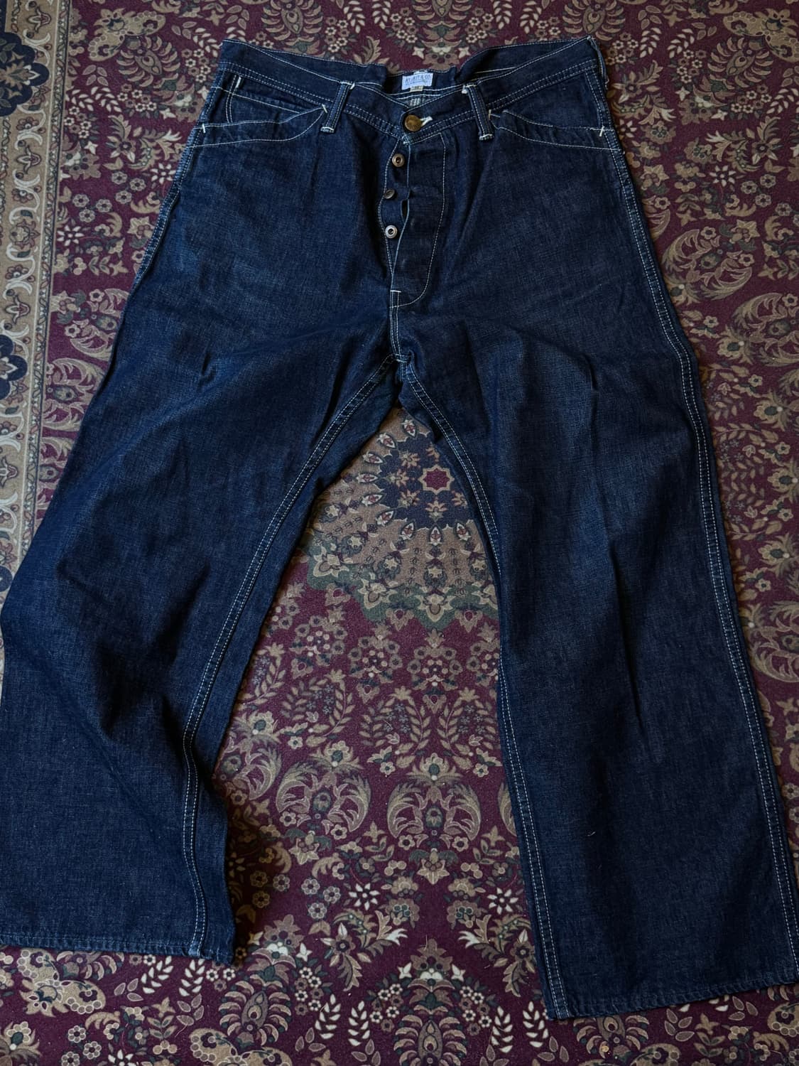 엣라코 30s-40s 데님 커버올 셋업 상품이미지9