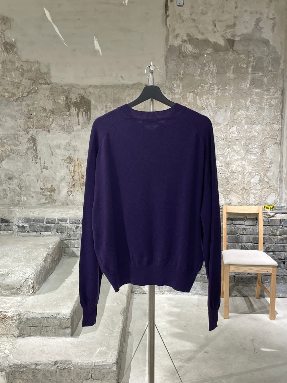 질샌더 퍼플 베이직 캐시미어 니트 상품이미지6