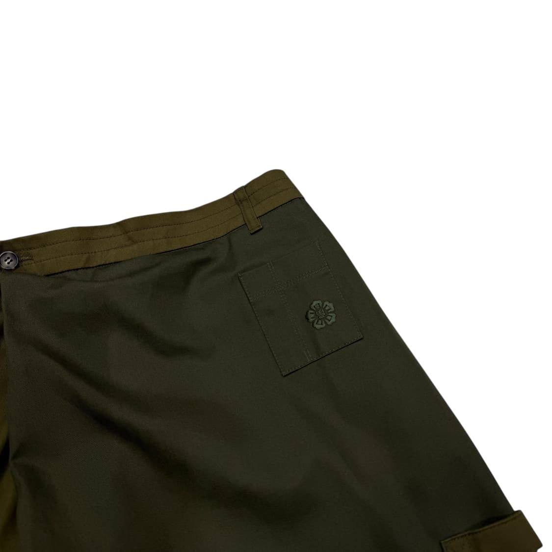 선대스쿨 플리츠 한복 카고팬츠 바지 올리브 XL 상품이미지2