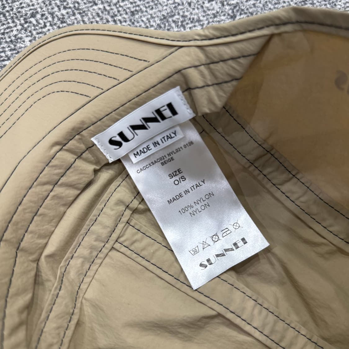 F SUNNEI 써네이 나일론 우븐 캠프캡 볼캡 모자 상품이미지8