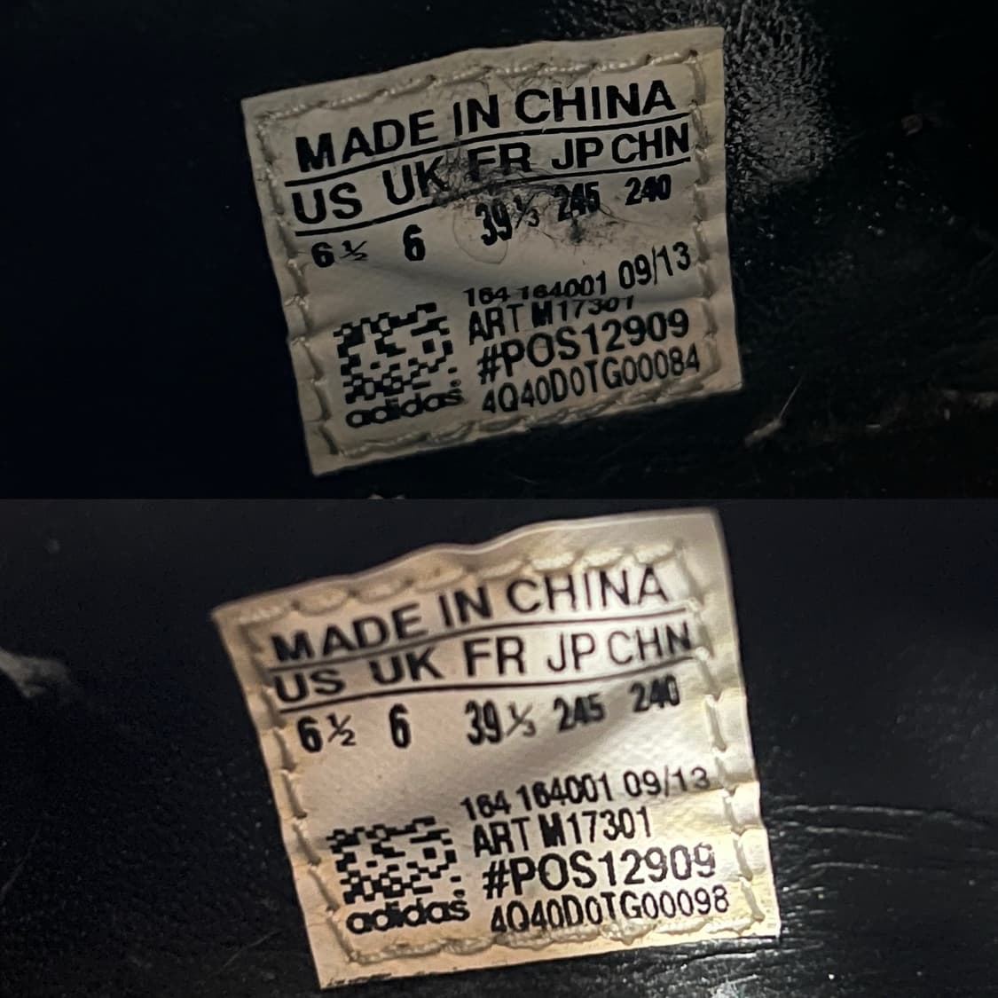 릭오웬스 아디다스 러너 레더 블랙 상품이미지7