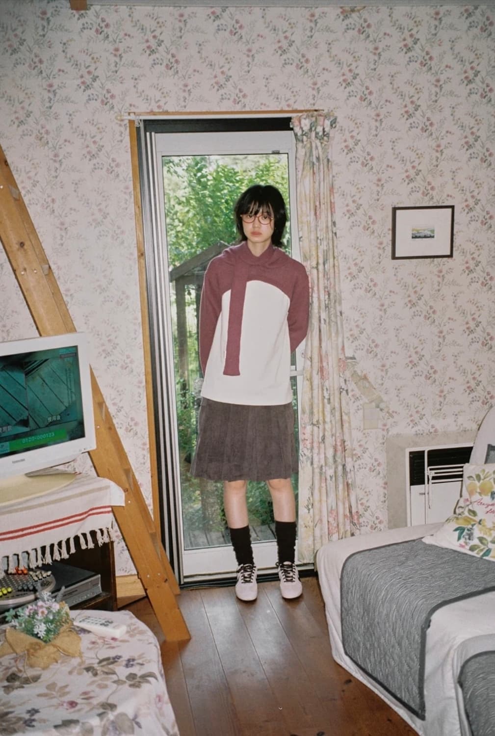 페스토 후드 볼레로 머플러 세트 상품이미지1