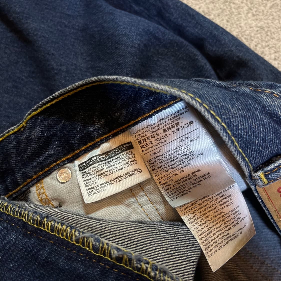 리바이스 505 데님 팬츠  상품이미지5