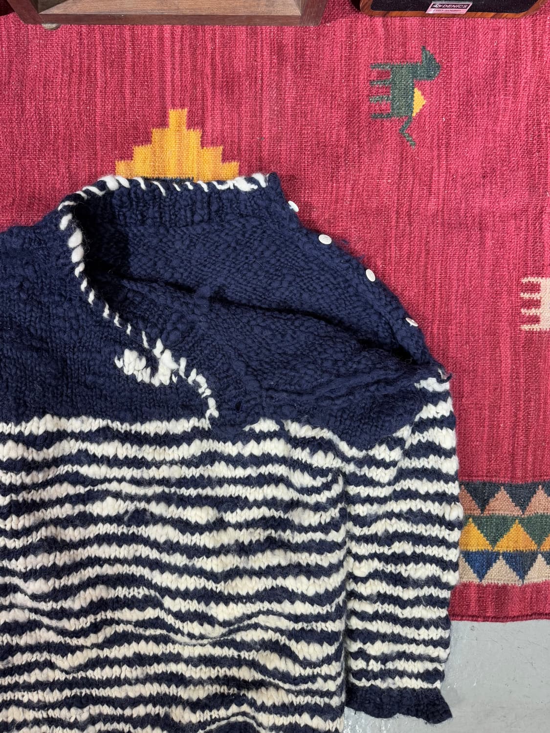 Handmade anchor 헤비 울 니트 상품이미지6