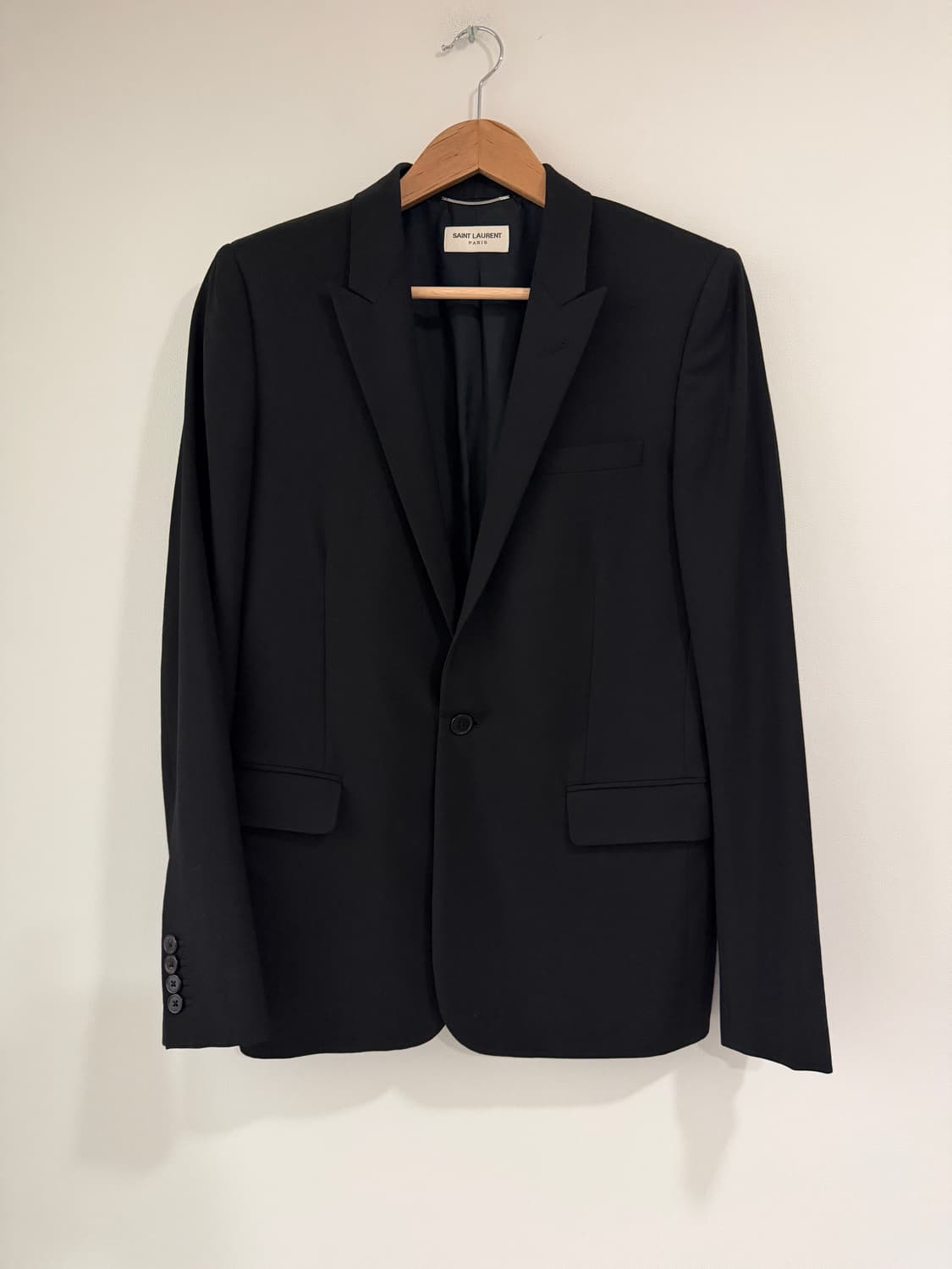 생로랑 클래식 블랙 테일러드 블레이저 상품이미지1