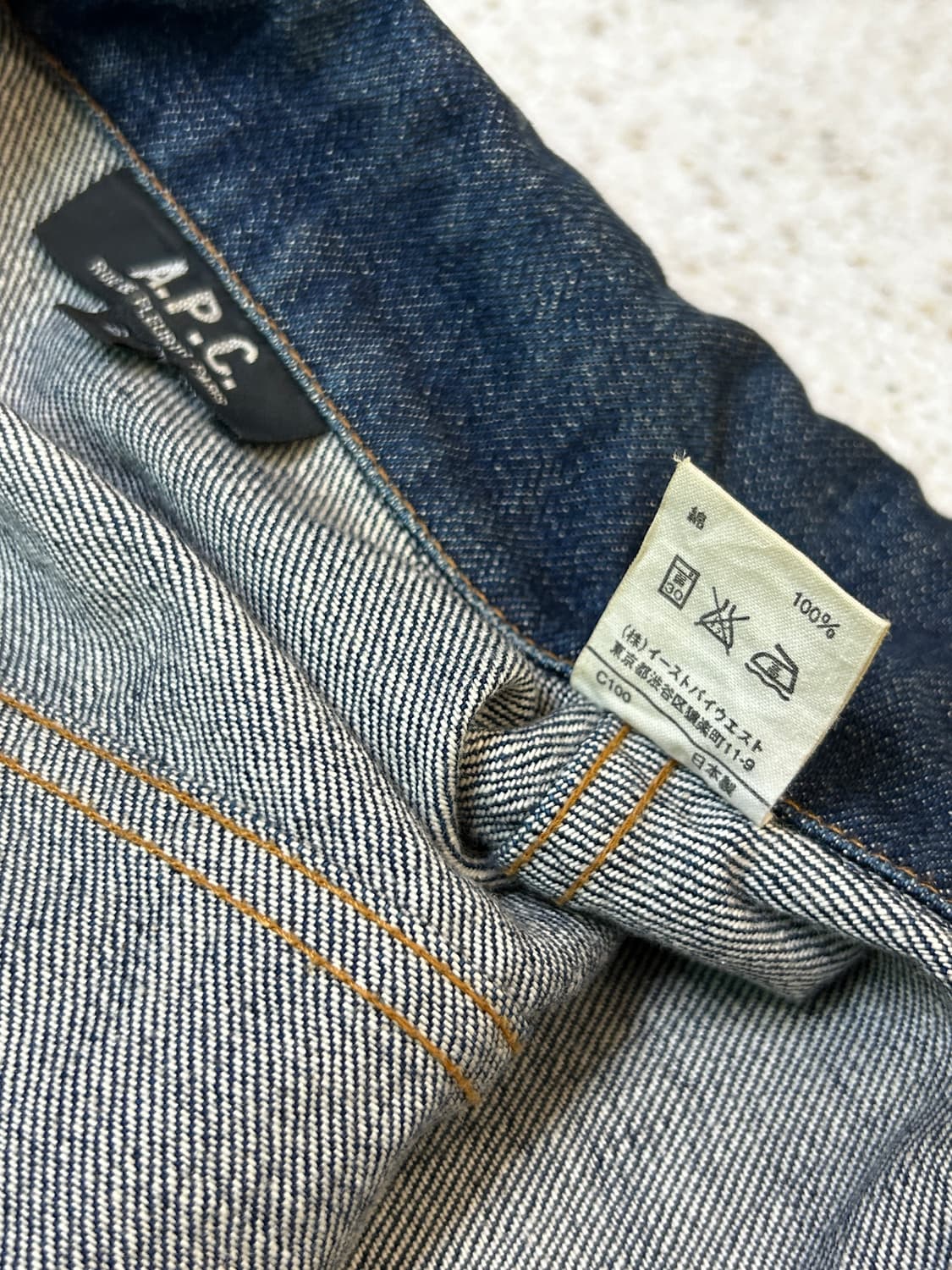 A.P.C. 아페쎄 데님 자켓 청자켓 상품이미지4