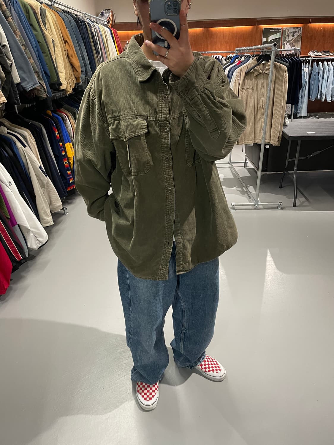 빈티지 코듀로이 셔츠   상품이미지2