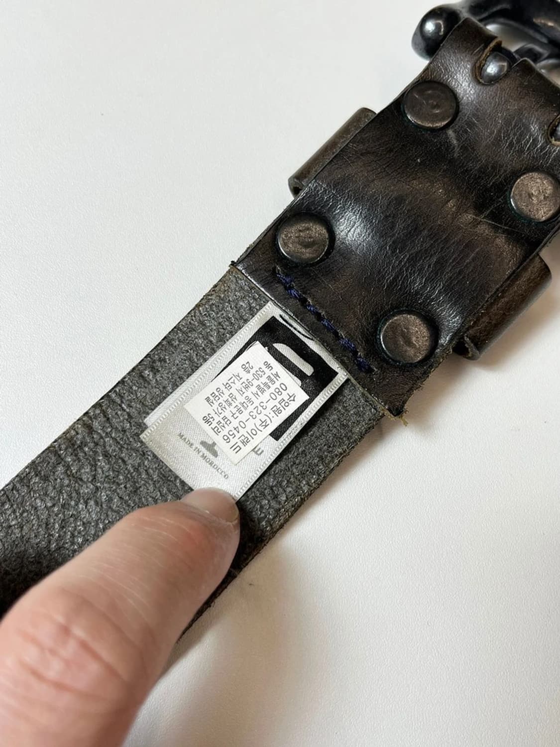 지스타로우 G-Star RAW 00's 소가죽 Y2K 벨트 Q1338 상품이미지7