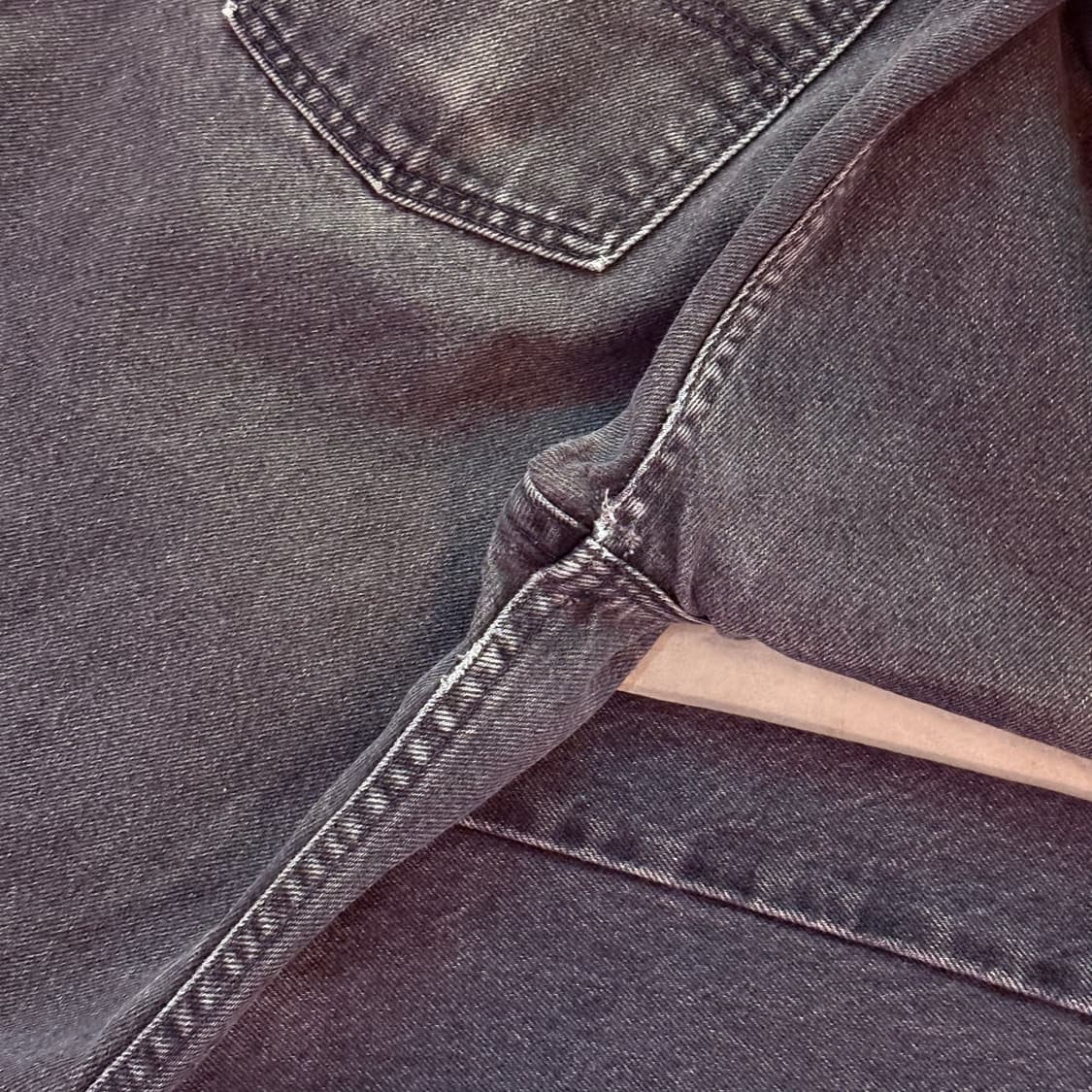 [38/32] 리바이스 505 오렌지탭 orange 흑청 블랙 USA 상품이미지6