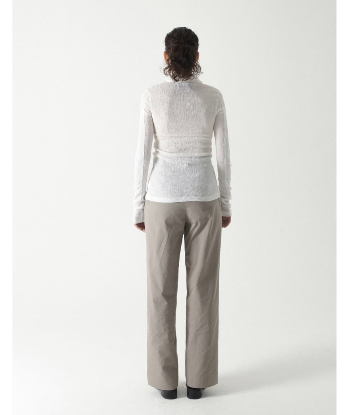 FOYER Two Tuck Easy Pants Khaki 포이어 팬츠 상품이미지3