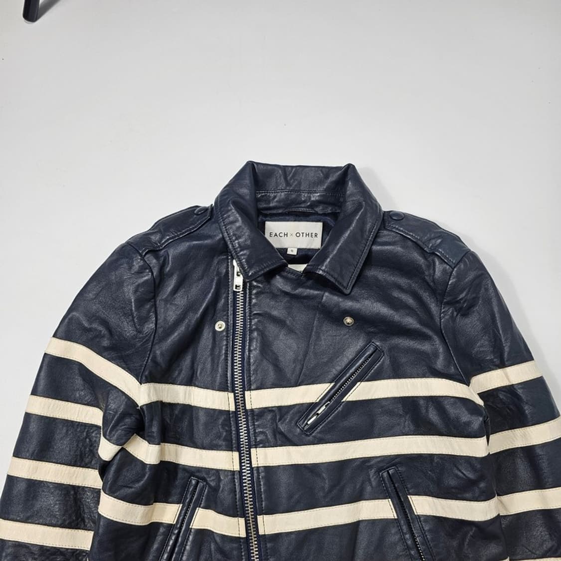 EACH X OTHER 빈티지 양가죽 자켓 S 상품이미지3