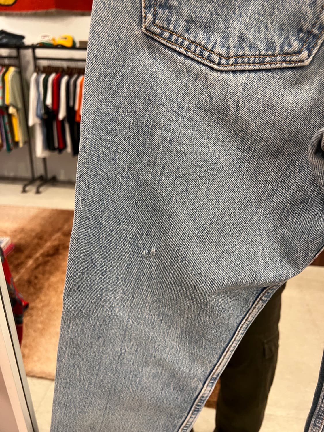 90s Levis 리바이스 501 데님 팬츠 (26inch) (USA) 상품이미지6
