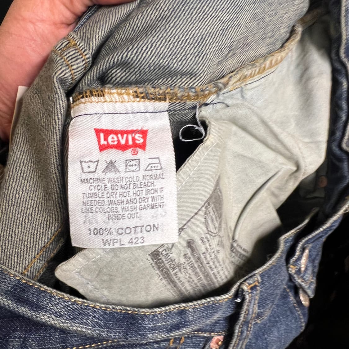00's 리바이스 501 데님 32x32 Size Egypt 데드스탁 상품이미지8