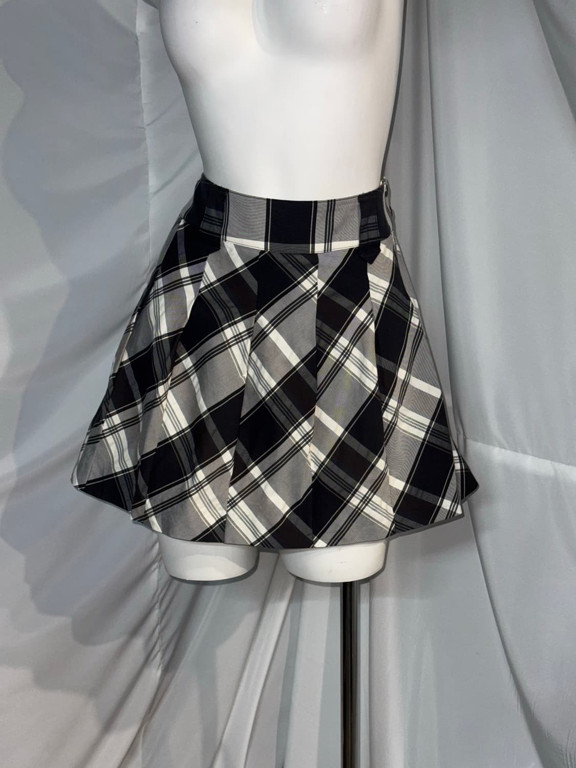 데일리 무채색 체크 유카리깔 코디세트 상품이미지2