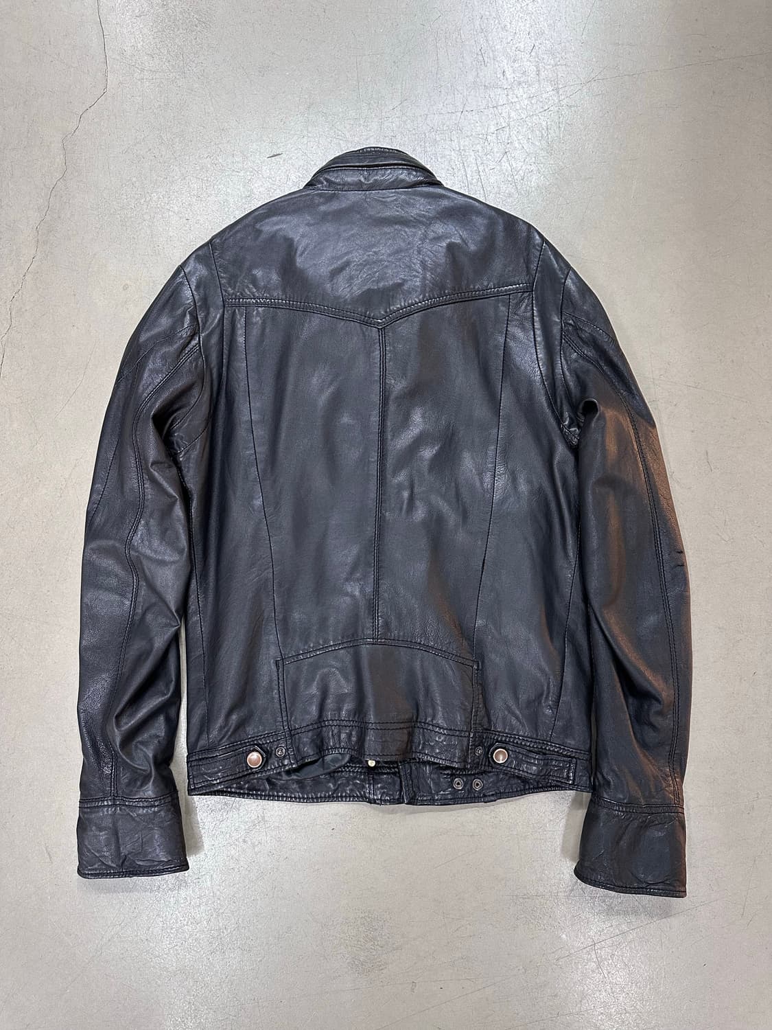 🔥디젤 양가죽 레더 바이커 자켓 M🔥 상품이미지4