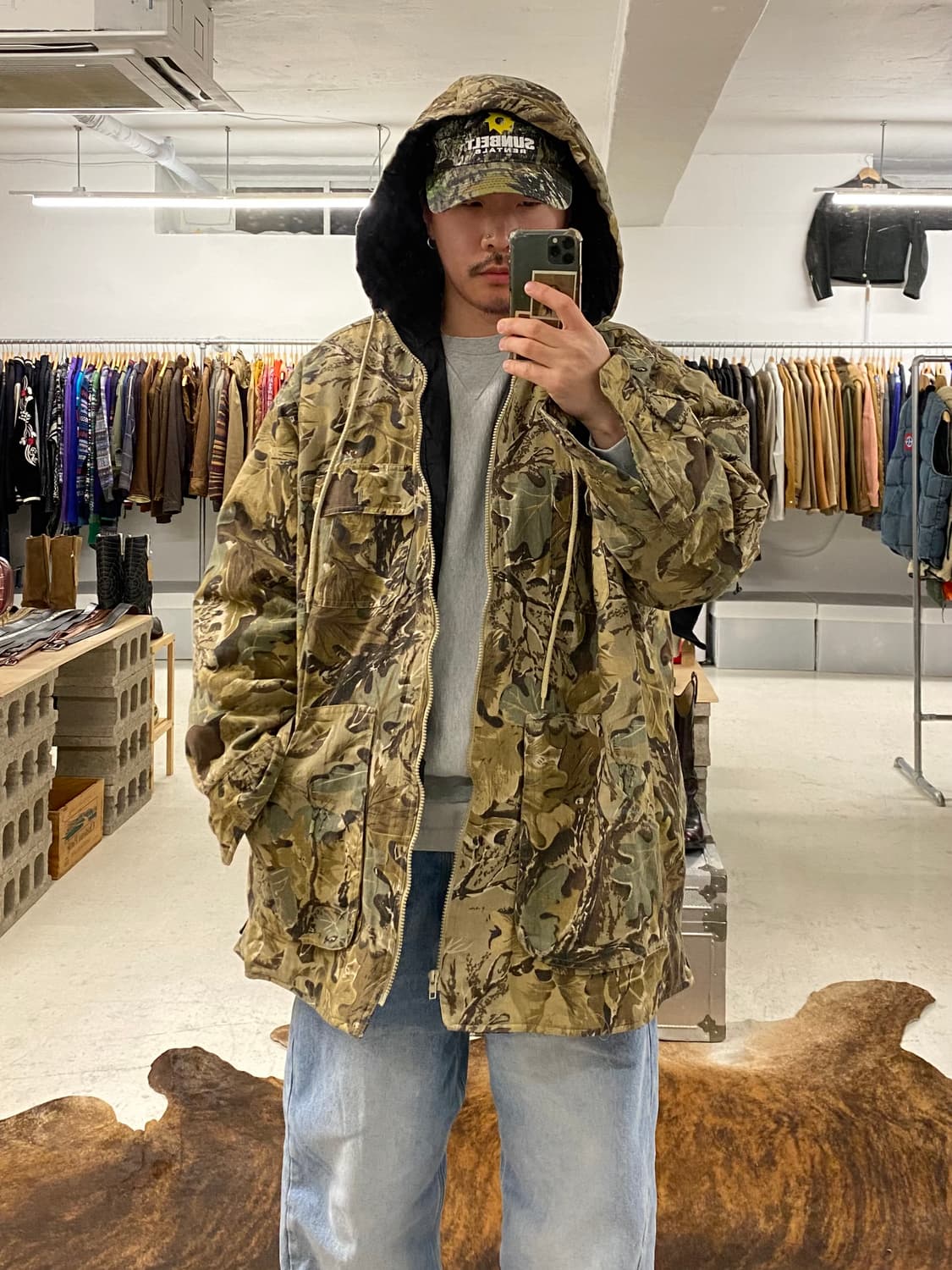 90~00's RANGER real tree hooded jacket 상품이미지1