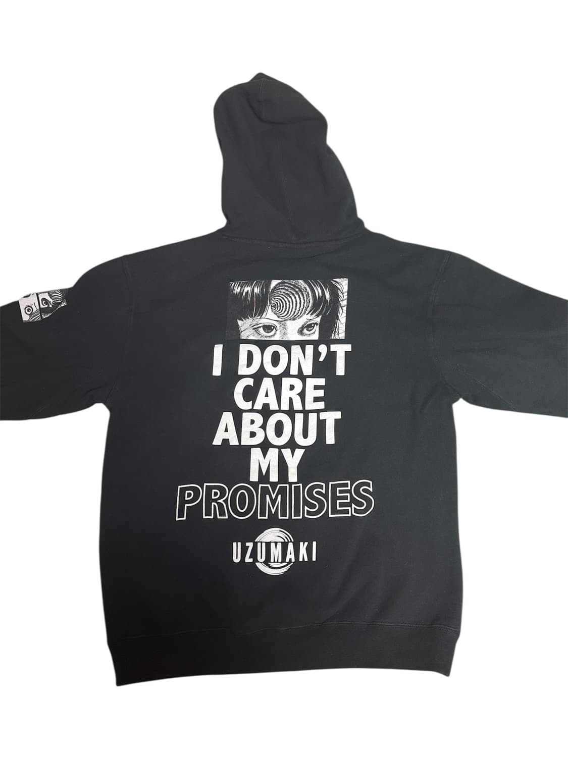 이토준지 x BROKEN PROMISES 소용돌이 아자미 그래픽 후드 M 상품이미지7