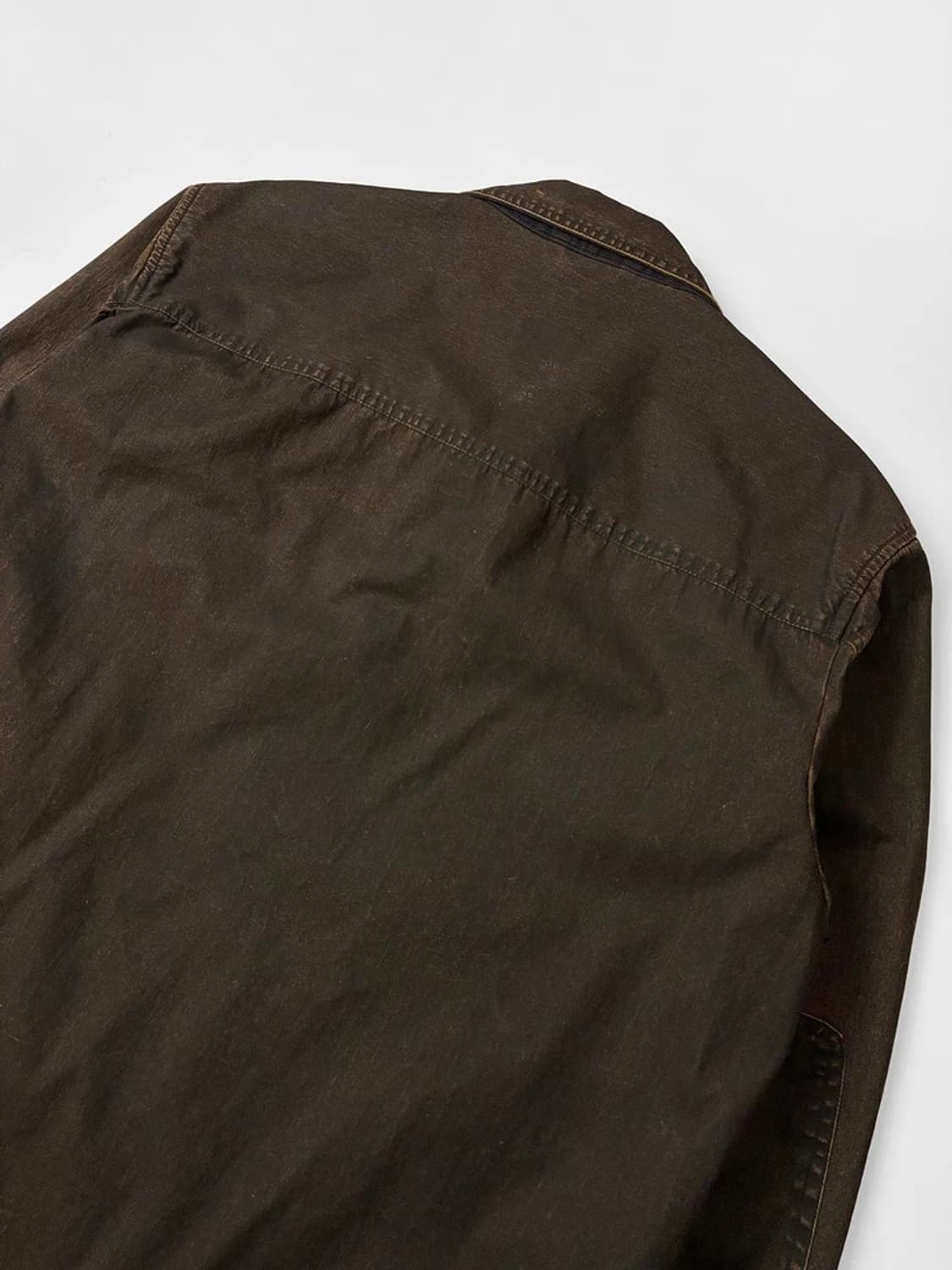 시리즈 21FW 카본 코팅 가먼트다잉 워싱 셔츠 자켓 PN5698    상품이미지6