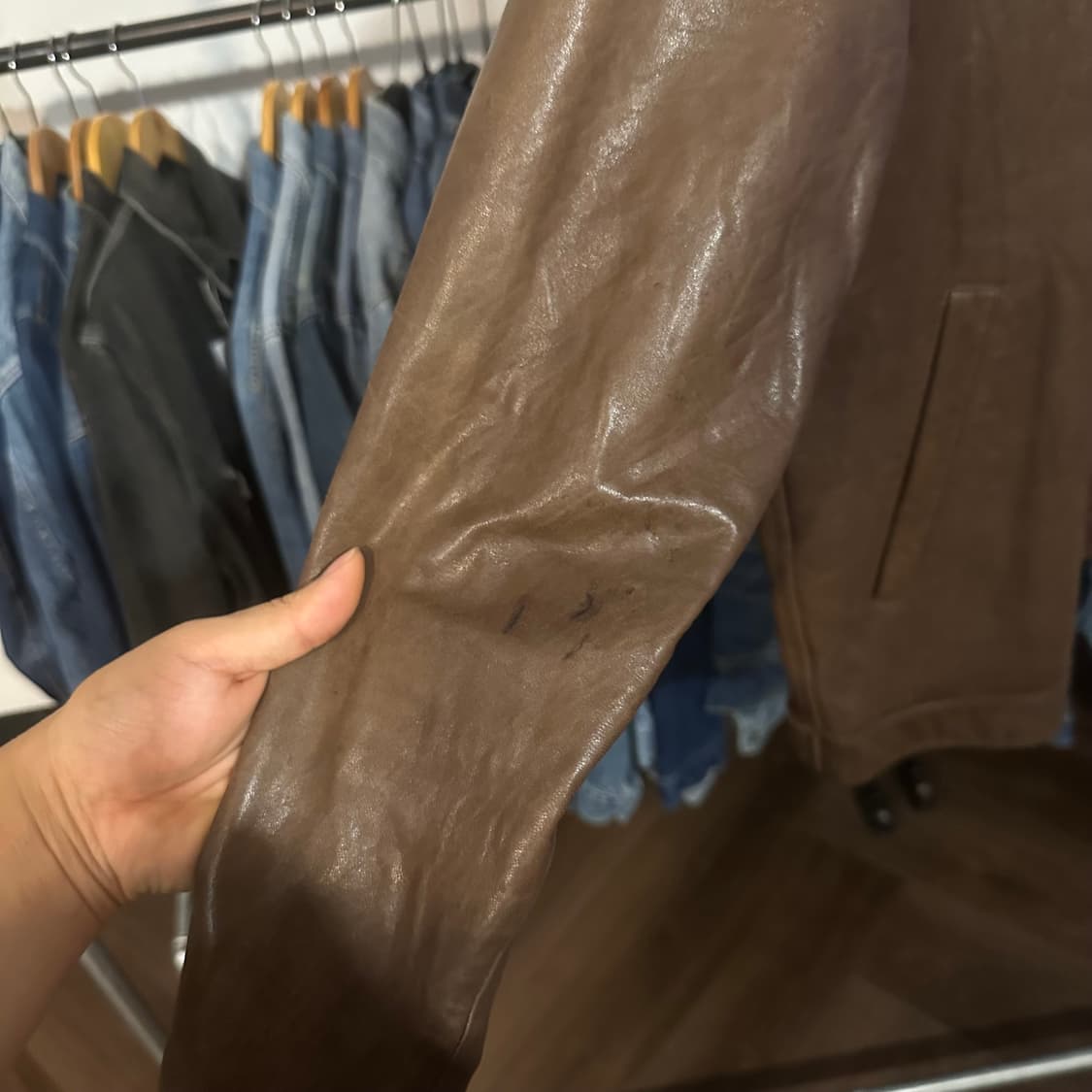 폴로 램스킨 맥스웰 레더자켓 상품이미지9