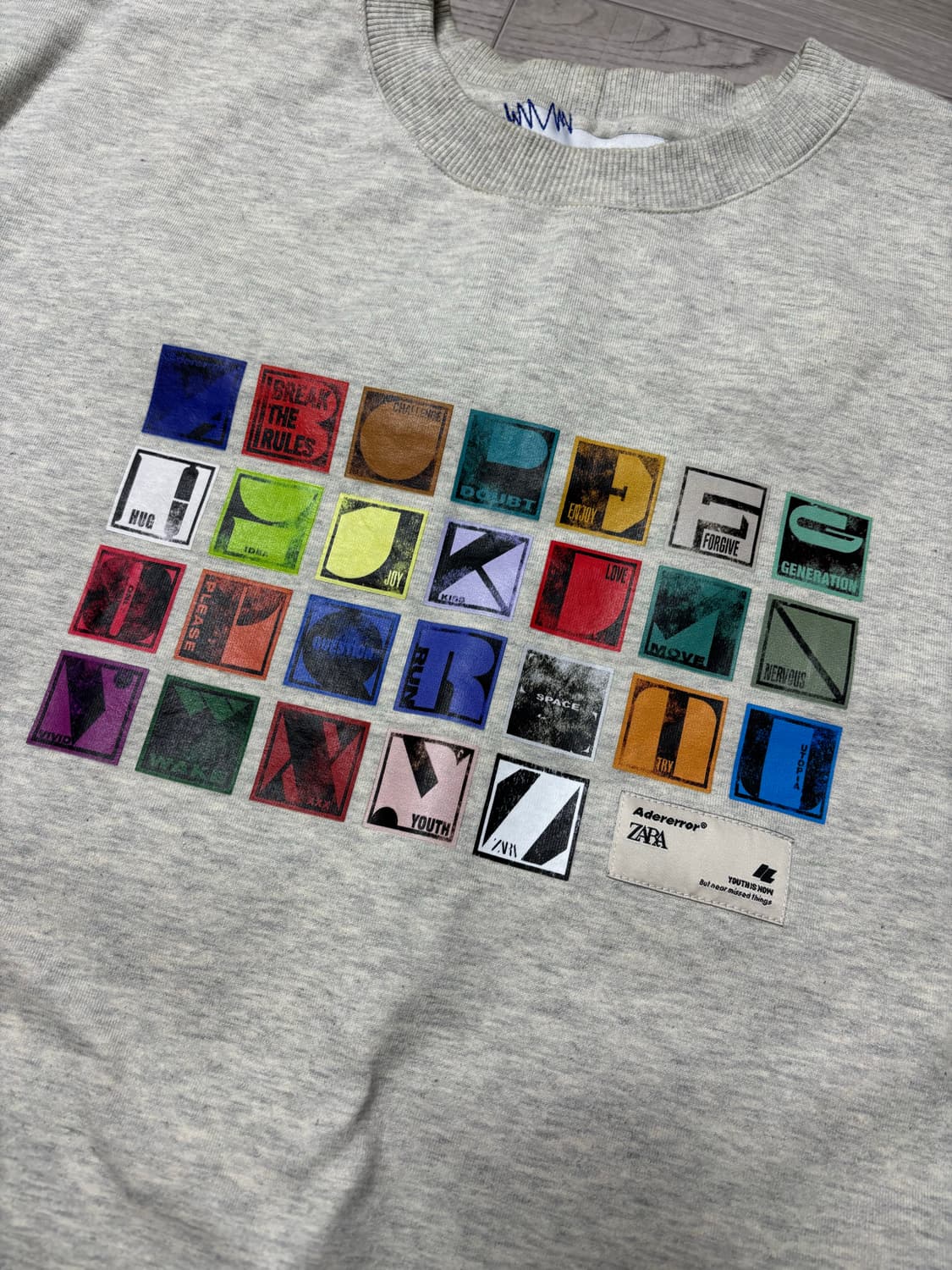 [L/XL] 자라 아더에러 알파벳스웻 상품이미지3