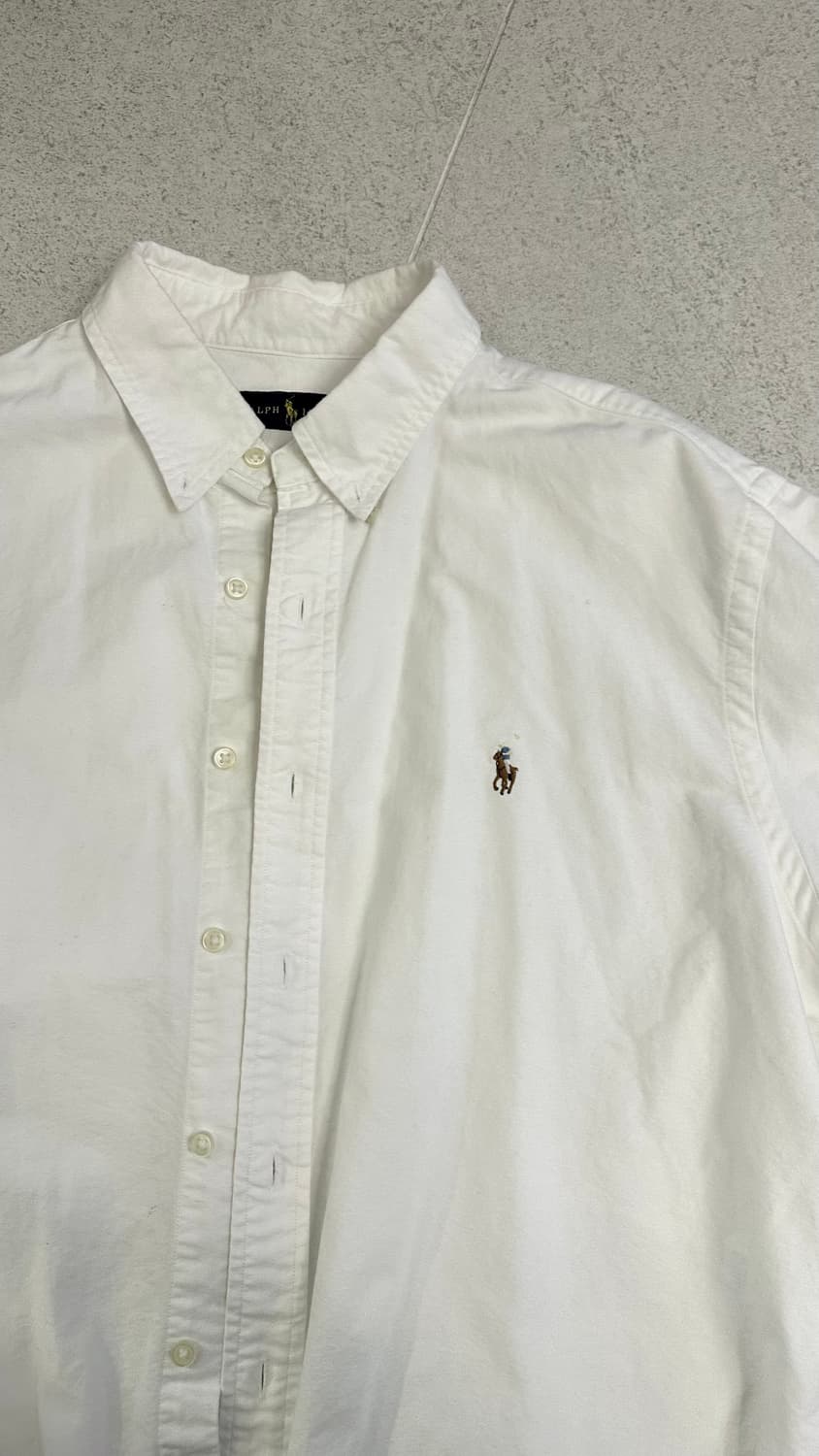 폴로 랄프로렌 옥스퍼드 화이트 셔츠 상품이미지1