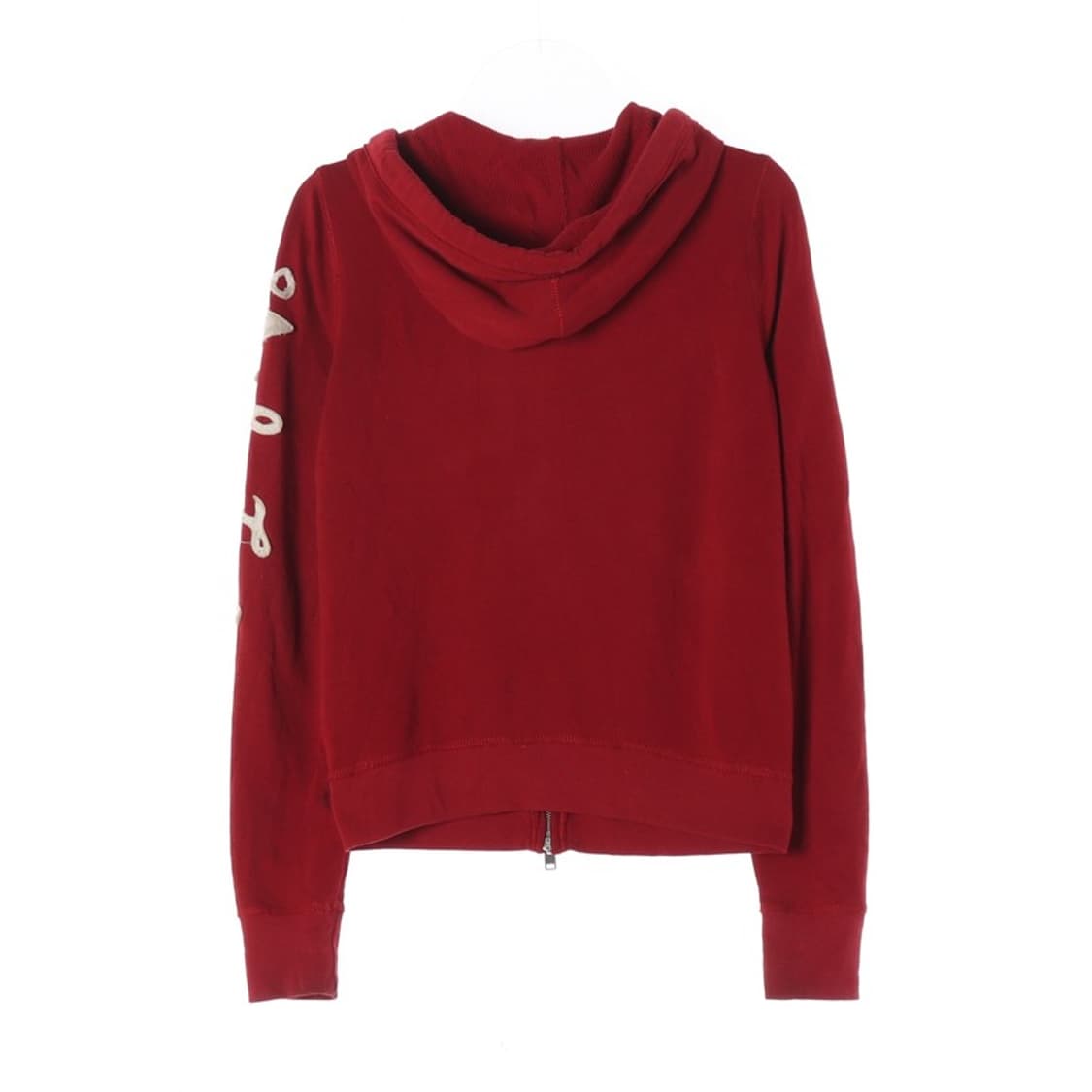 홀리스터 레드 자수 로고 후드집업 S 상품이미지3