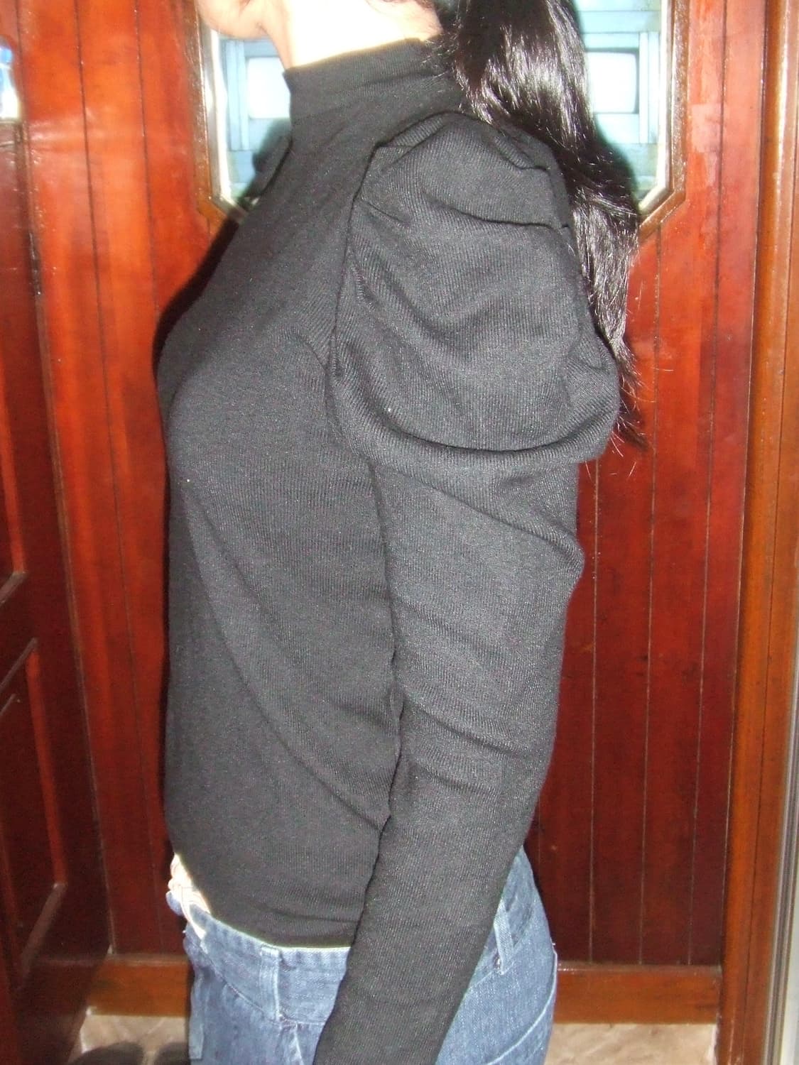 Vintage Black Frill Knit  상품이미지2