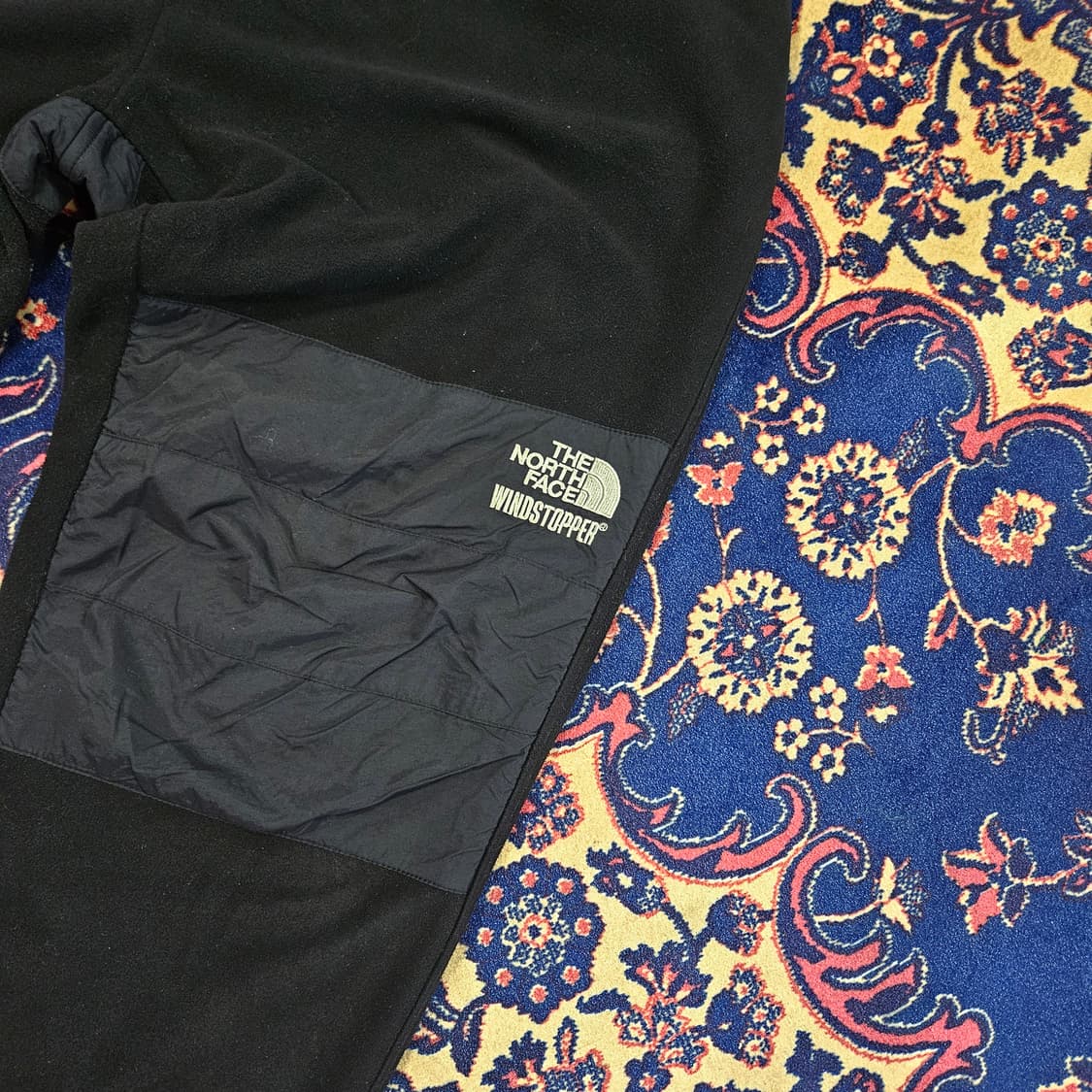 노스페이스 00's 윈드스토퍼 나일론 블럭 기모 플리츠팬츠  상품이미지3