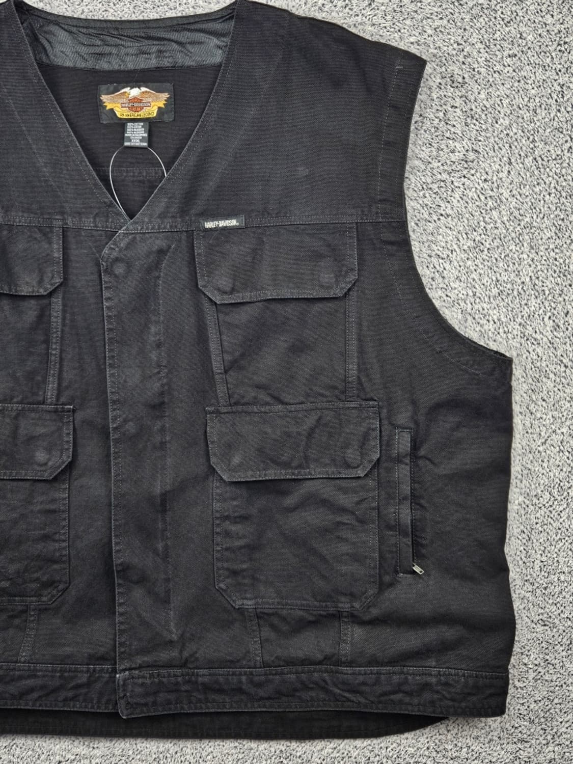 할리데이비슨 캔버스 워크 베스트 조끼 ( 3XL ) / 11774 상품이미지6