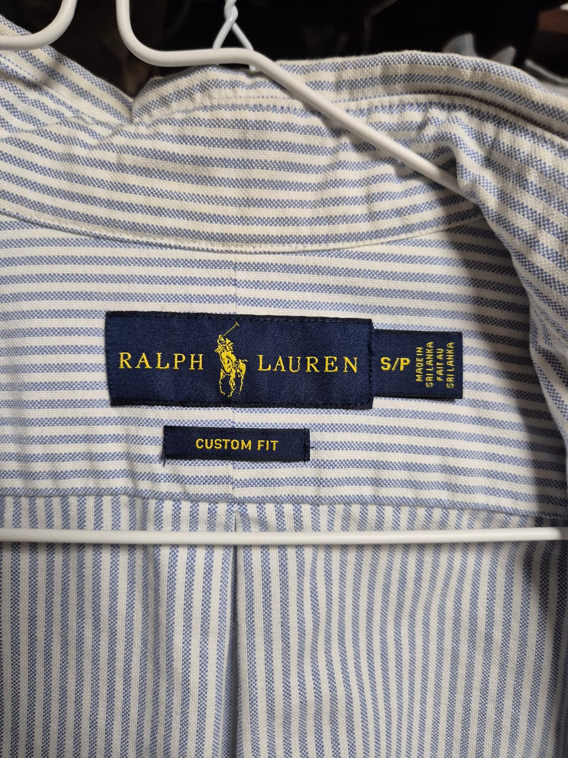 랄프로렌 커스텀핏 스트라이프 셔츠 S/P 정품 상품이미지3