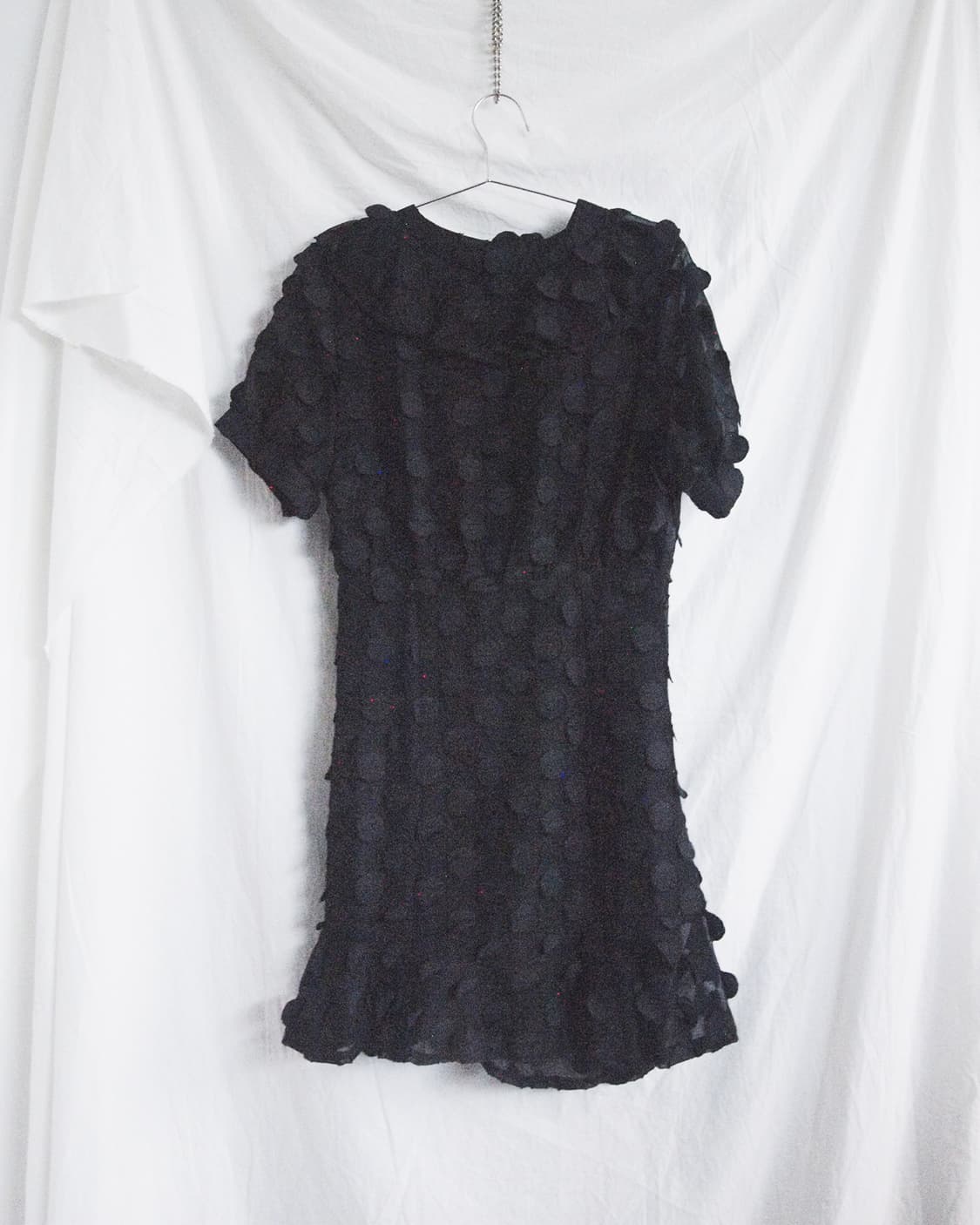 JPN VTG 폴카도트 시스루 원피스 상품이미지6