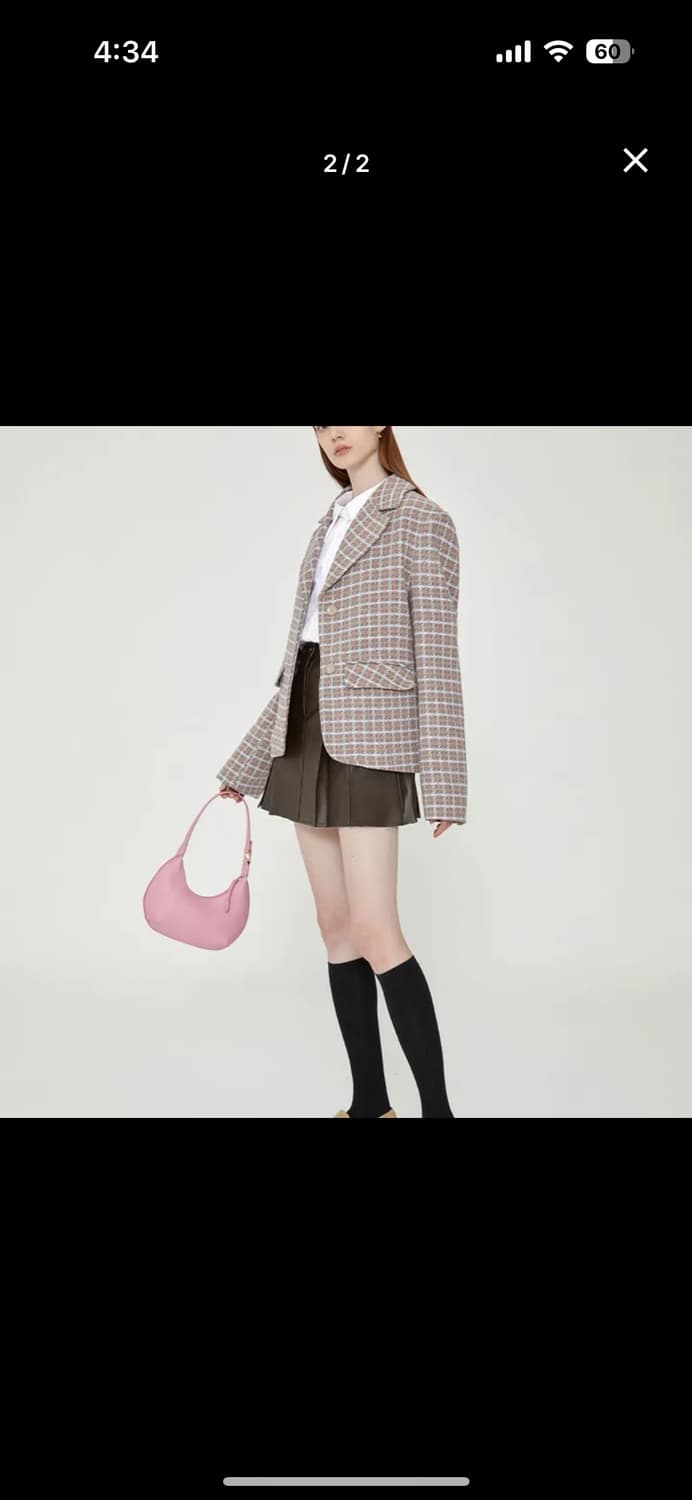 시티브리즈 울 체크 자켓 상품이미지5