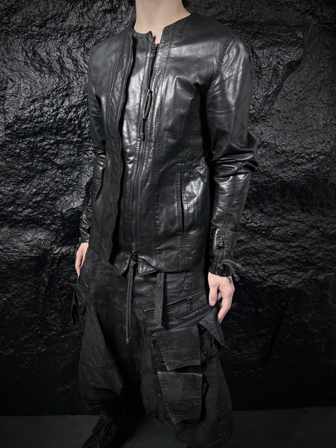 Leon Louis Anatomical Leather Jacket 상품이미지2