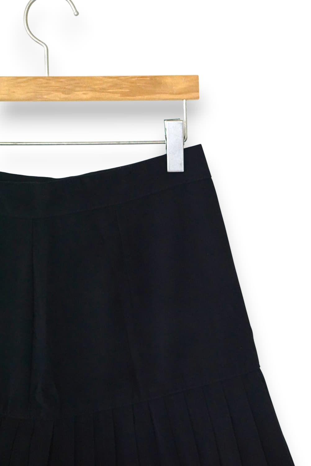 검정 플리츠 미니스커트 상품이미지2