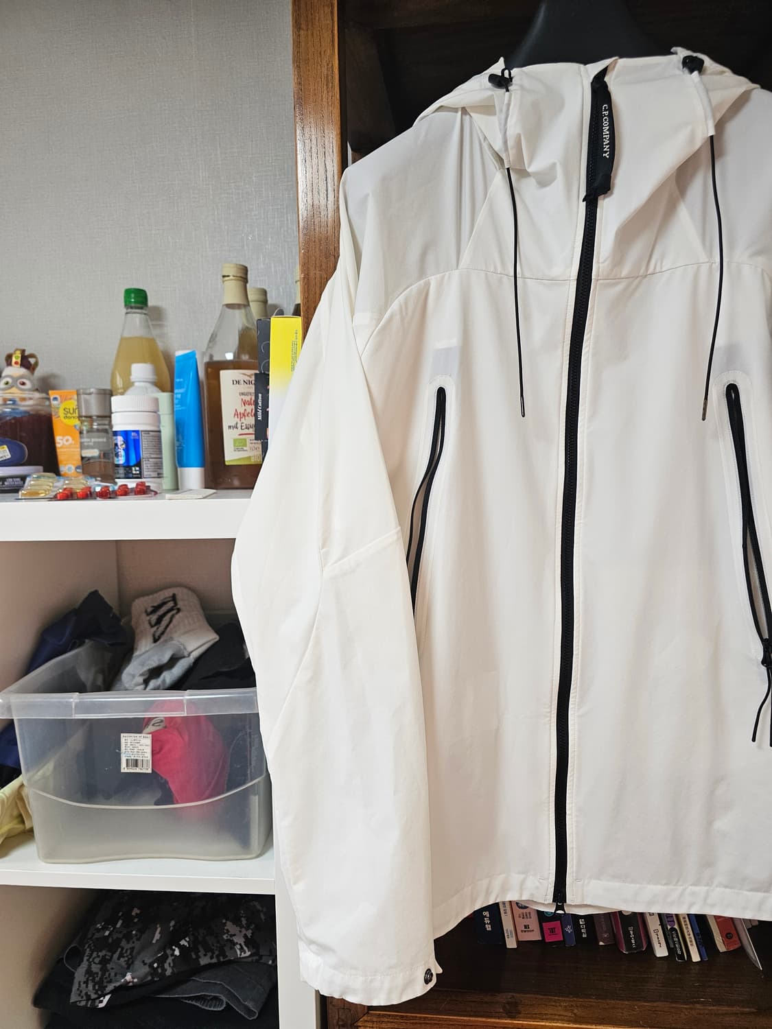 씨피 cp컴퍼니 프로텍 자켓 팔아요 54 110 105 xxl 바람막이 상품이미지4