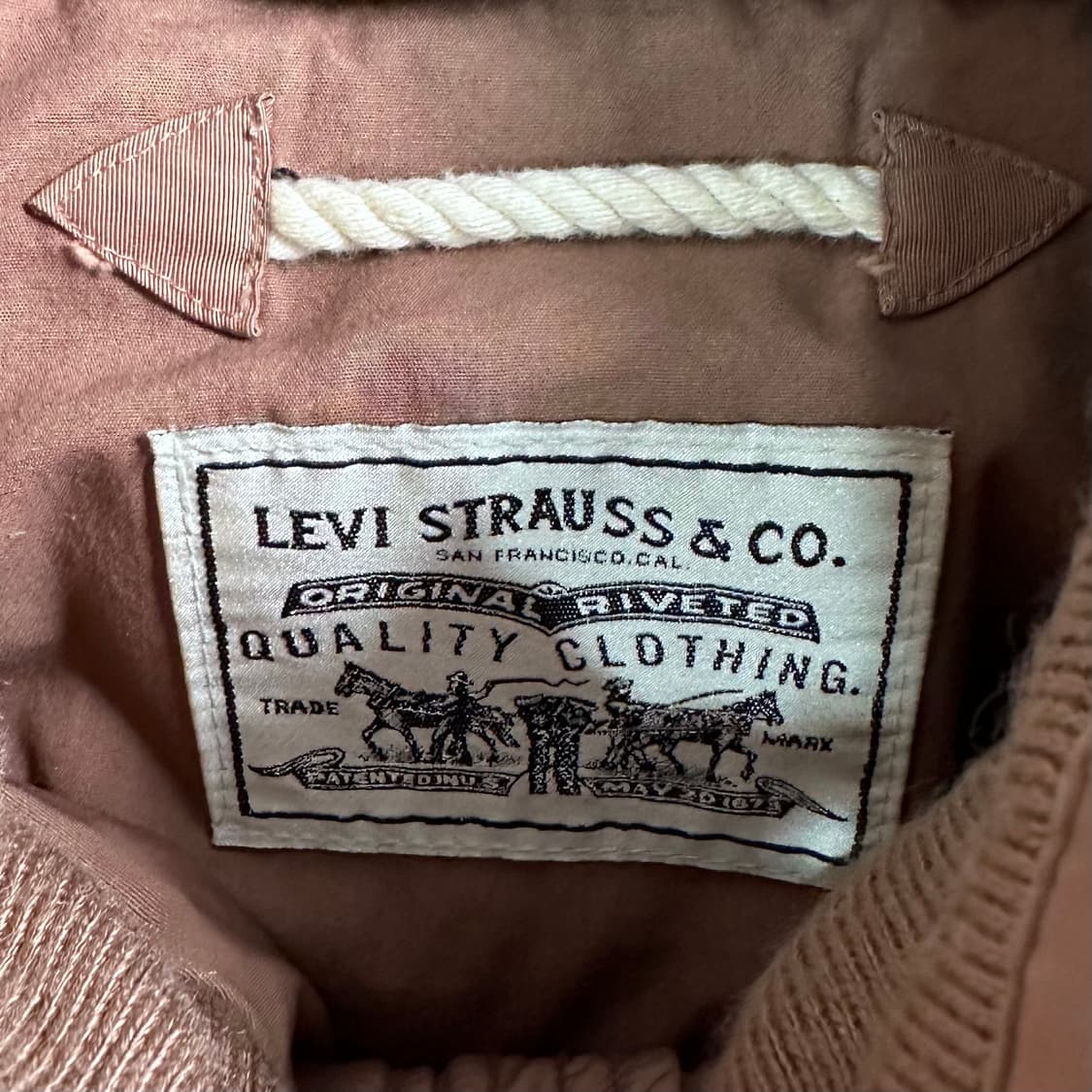 리바이스 501 브라운 패딩 상품이미지8