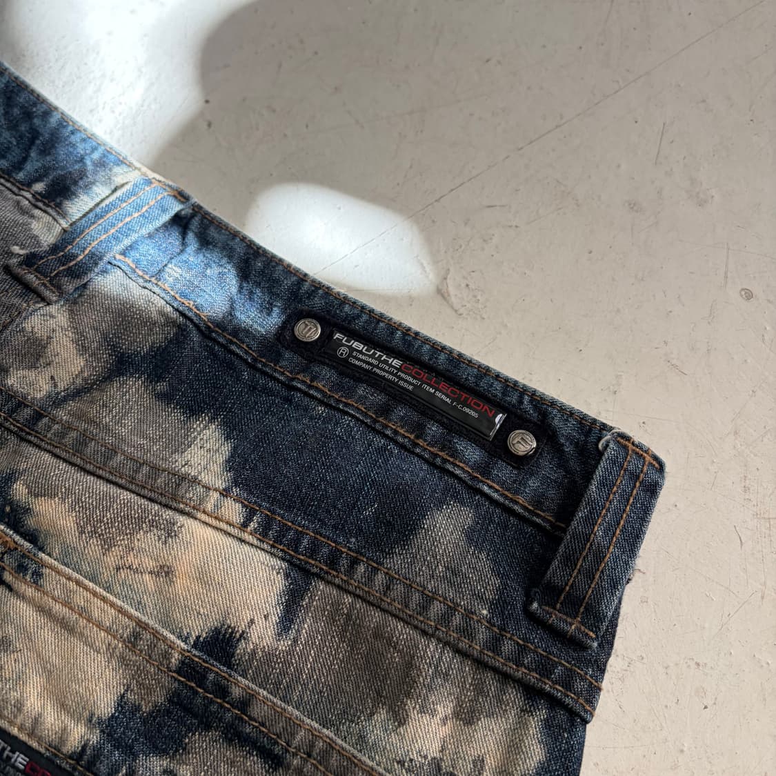 00s FUBU 후부 빈티지 올드스쿨 데님팬츠 30 상품이미지10