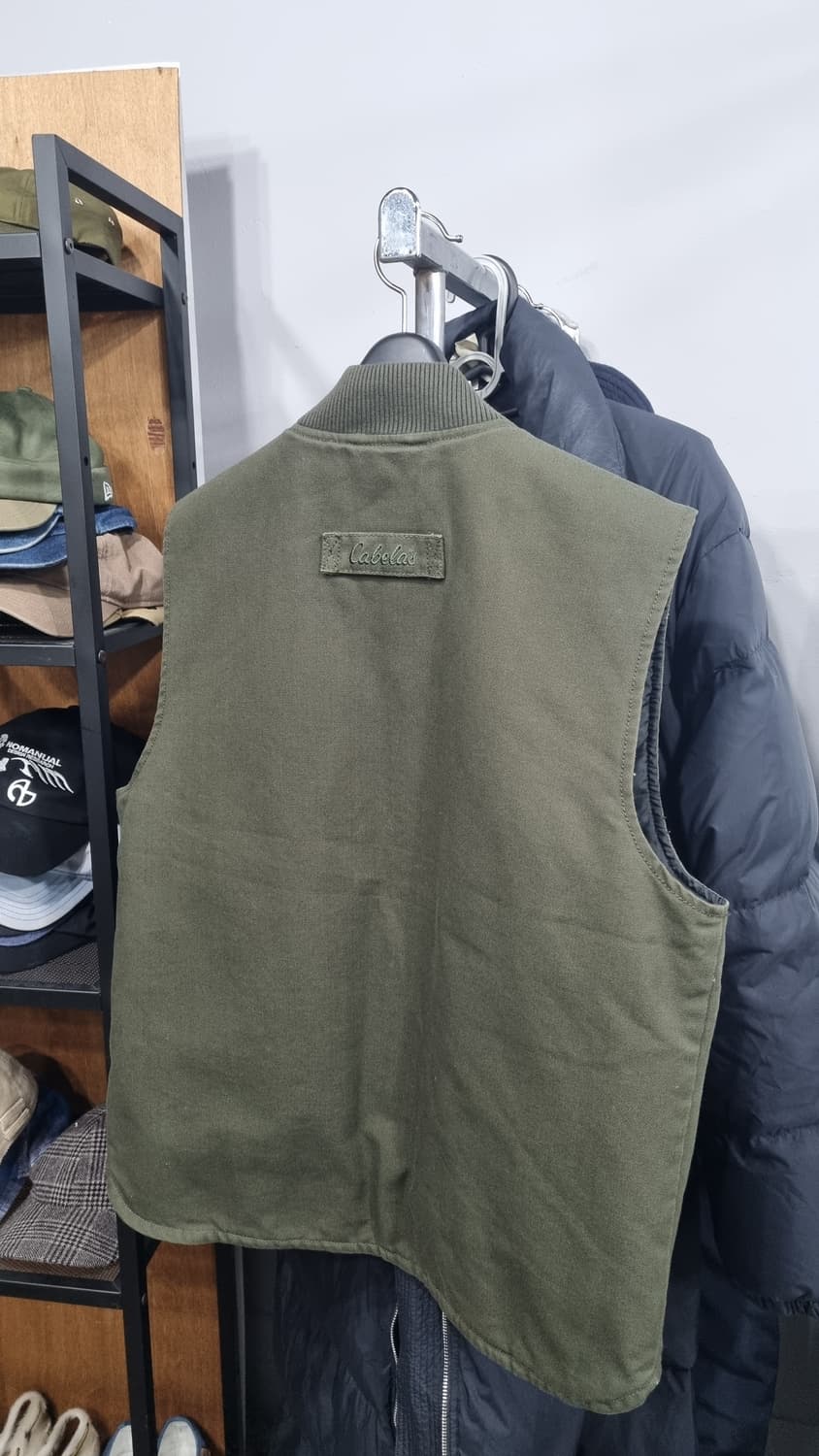 카벨라스 등산 캠핑 카키색 3m 남성조끼 국내100 상태최상 상품이미지3