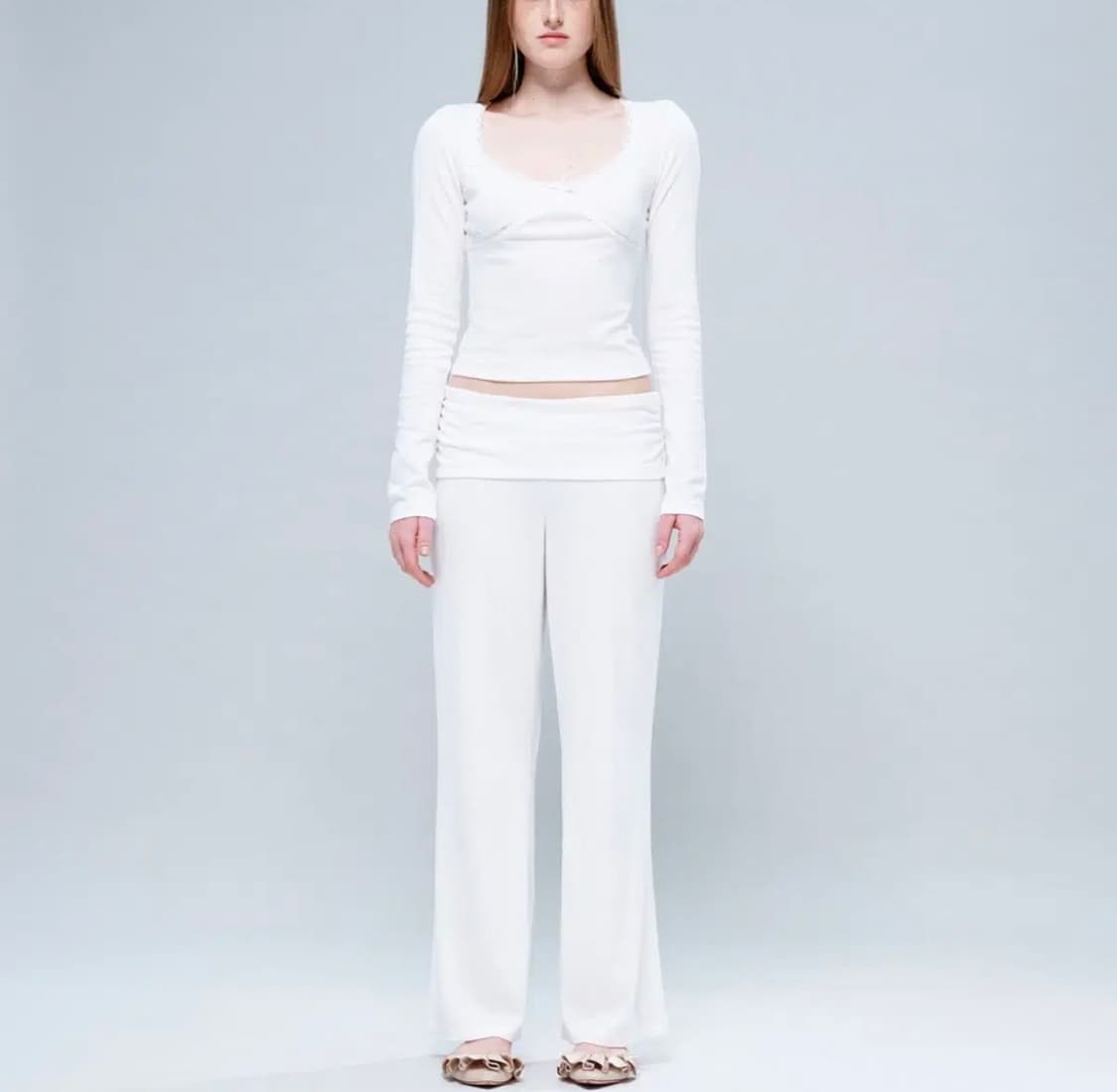 2000아카이브/ 아이보리 슬립웨어탑 (1size) 상품이미지2