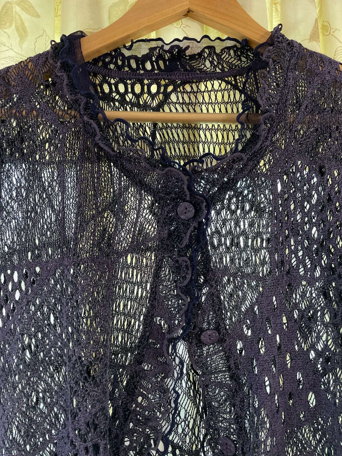 그물니트 가디건 상품이미지2