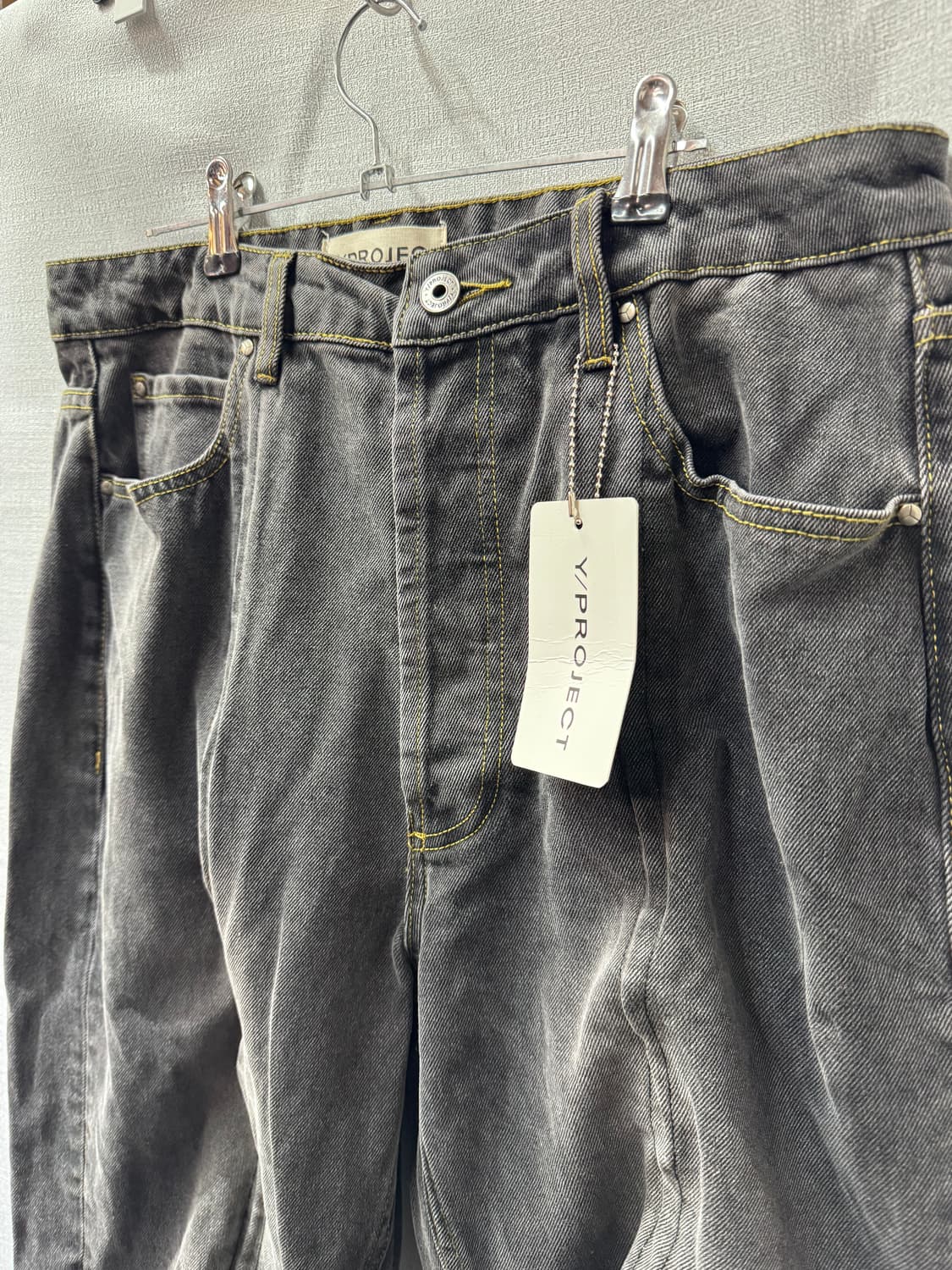 새상품 와이프로젝트 클래식 와이어 데님팬츠 32 상품이미지3