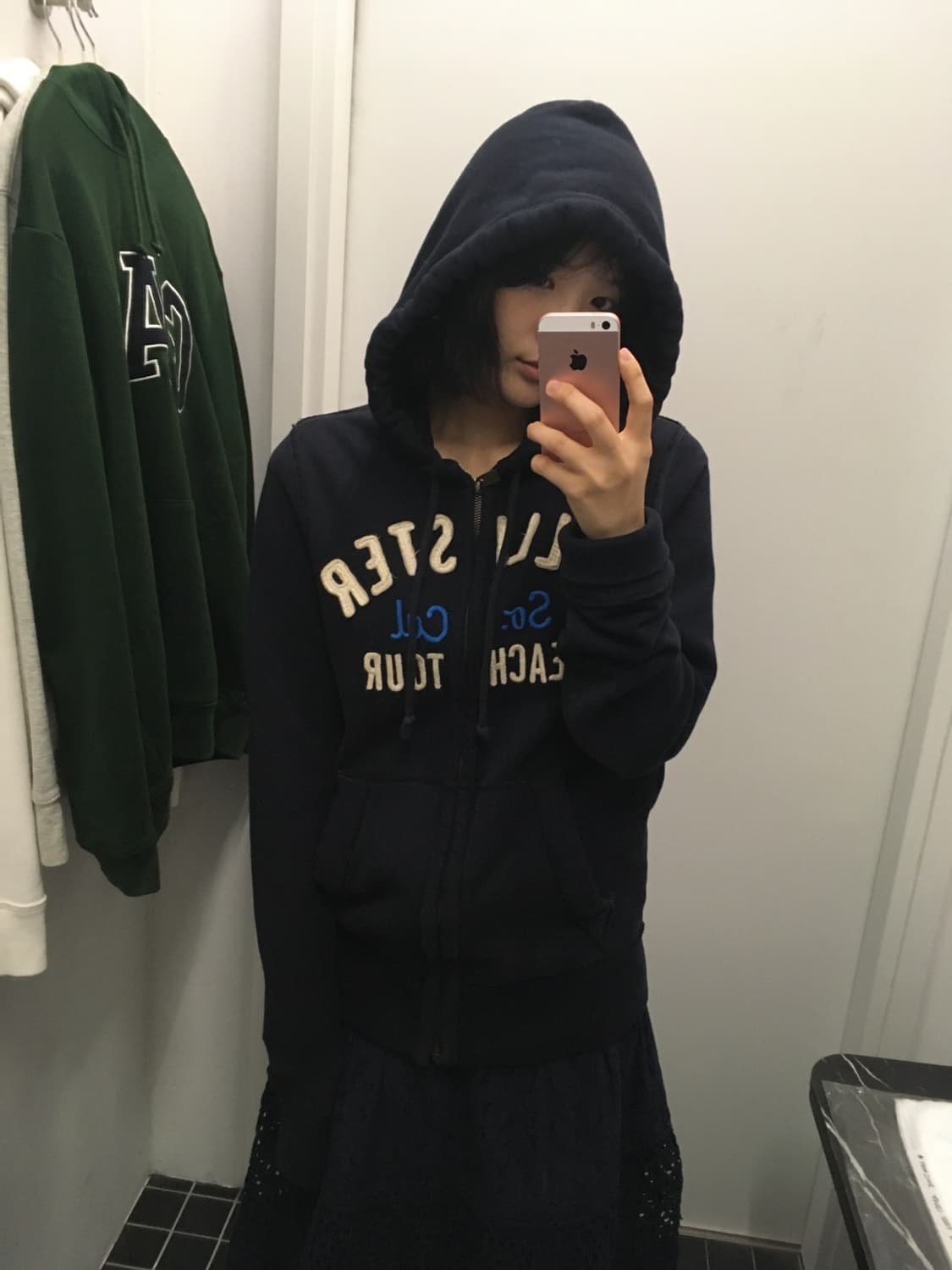 홀리스터 후드집업 네이비 상품이미지2