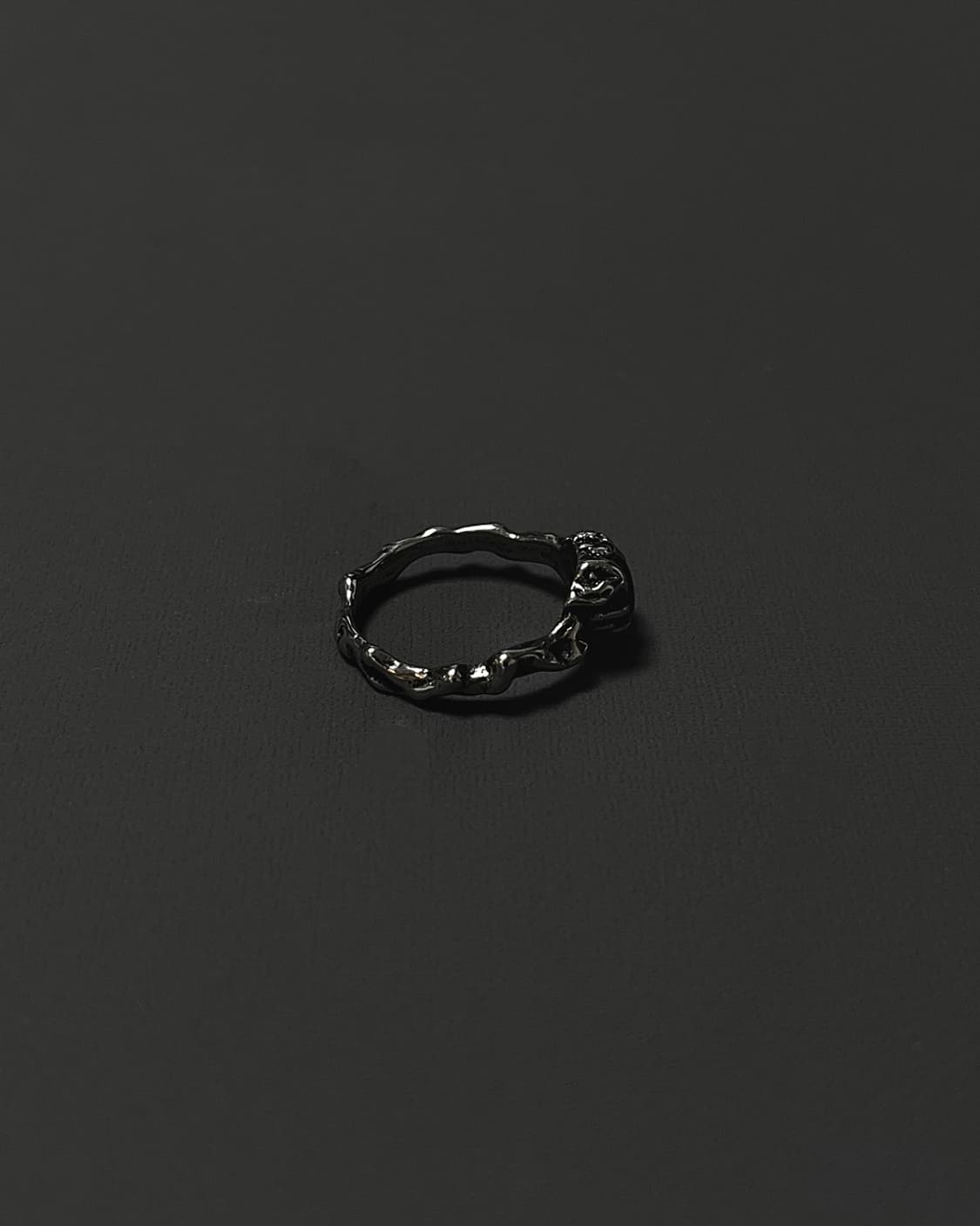 블랙 지그재그 링 상품이미지6