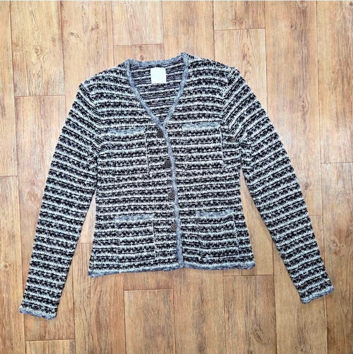 글로우앤님프(GLOW AND NYMPH) 테일 V넥 가디건 55-66 상품이미지5