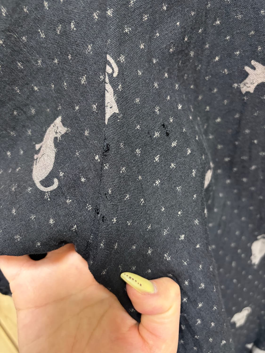 고양이 반팔원피스 하구미 스즈코 모리걸 상품이미지9