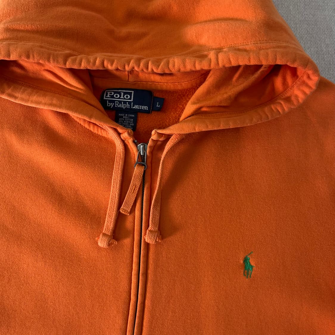 100 폴로랄프로렌 스몰포니 오렌지 후드집업 상품이미지2